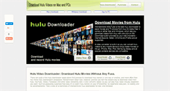 Desktop Screenshot of hulu-downloader.net