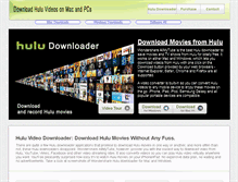 Tablet Screenshot of hulu-downloader.net